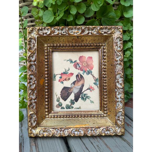 Vintage French pictures ladies girls portraits art Victorian set 4, floral wall - Picture 4 of 13